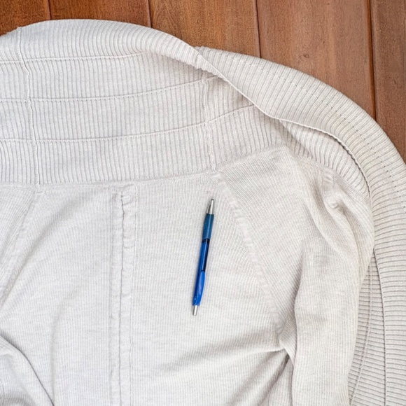 Lulumelon Transformation Wrap Cardigan Womens Size 6 Gray - Picture 12 of 14